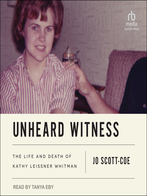 Title details for Unheard Witness by Jo Scott-Coe - Available